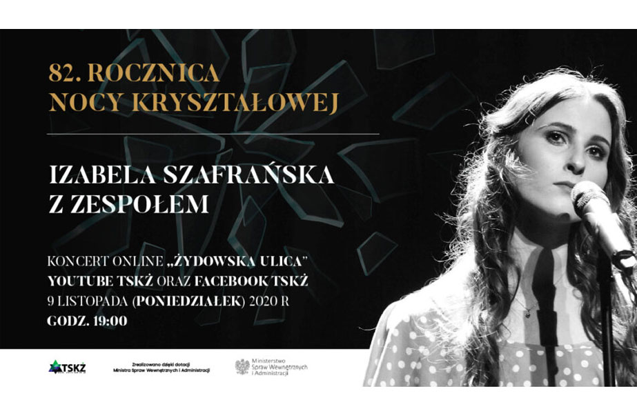 Koncert online “Żydowska ulica” – 82. Rocznica Nocy Kryształowej