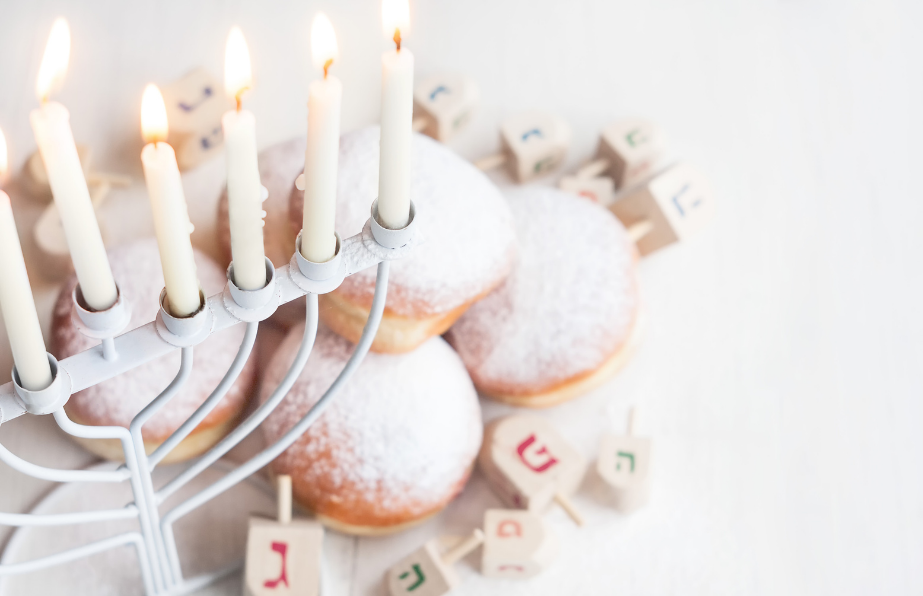 The report on Hanukkah celebrations at TSKŻ Branches