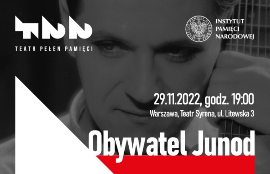 Spektakl Obywatel Junod – Teatr Syrena w Warszawie  29 listopada 2022 r.