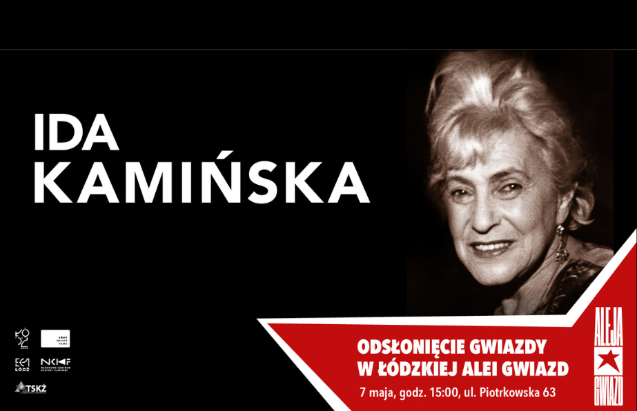 Ida Kamińska w Łódzkiej Alei Gwiazd
