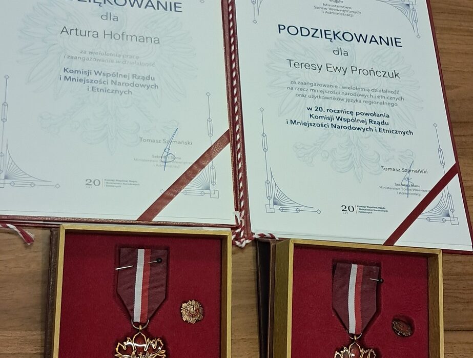 Ewa Prończuk i Artur Hofman odznaczeni Medalem „Zasłużony Kulturze Gloria Artis”