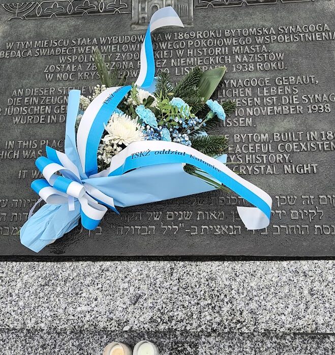 Upamiętniliśmy 86. rocznicę Nocy Kryształowej