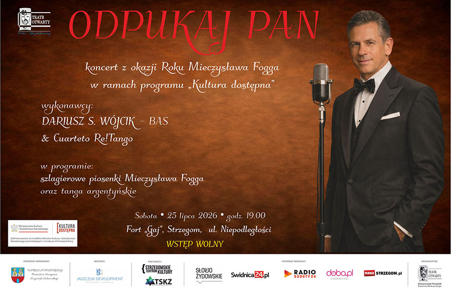 Patronat TSKŻ: koncert „Odpukaj Pan” z okazji Roku Mieczysława Fogga